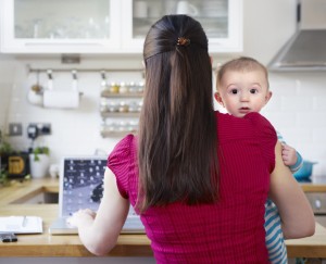 teletrabajo mujer hijo