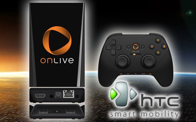 HTC invierte 40 millones de dólares en OnLive para el desarrollo de juegos en sus smartphones