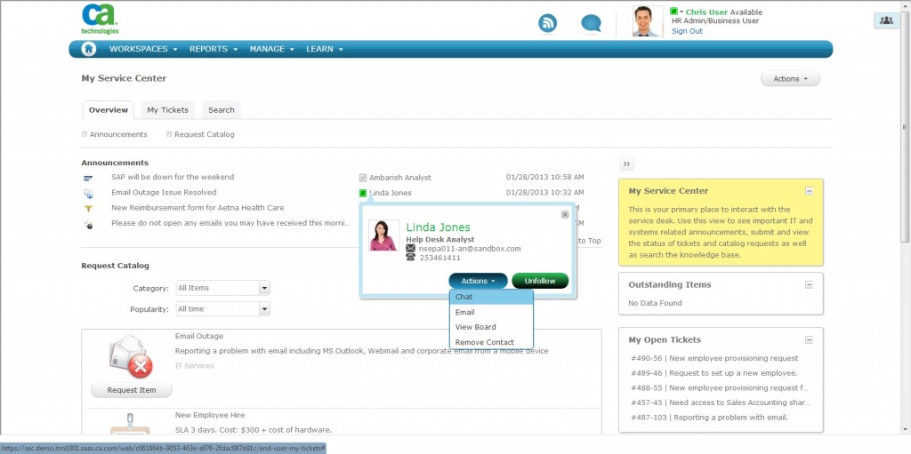 CA Technologies Nimsoft Service Desk 7