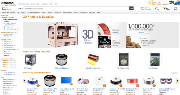 Amazon impresoras 3D