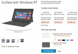Microsoft quiere captar la atención de los compradores reduciendo el precio de su Surface. 