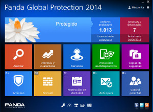 panda Global Protection pantalla