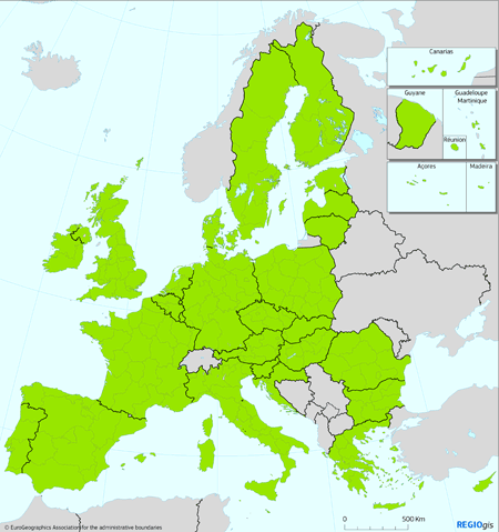 union europea mapa
