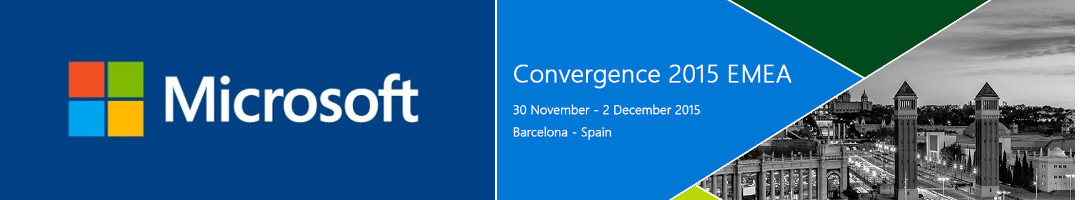 Microsoft Convergenced EMEA 2015