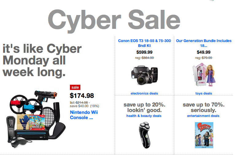 La web de Target colapsa en el CyberMonday
