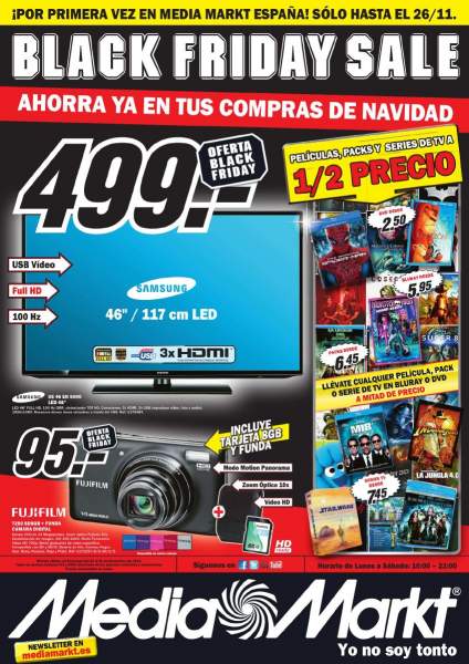 gisteren Vermindering Voorspellen El engaño de los precios del Black Friday de Media Markt ChannelBiz