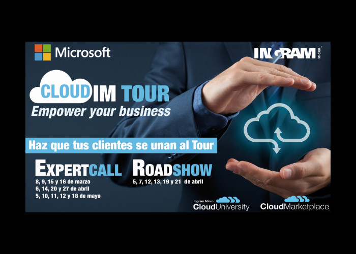 Ingram Micro convoca a su canal en el CLOUDIM TOUR