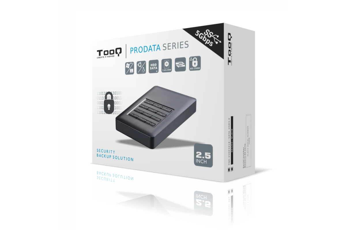 TooQ apuesta por la protección de datos con nuevas cajas externas cifradas