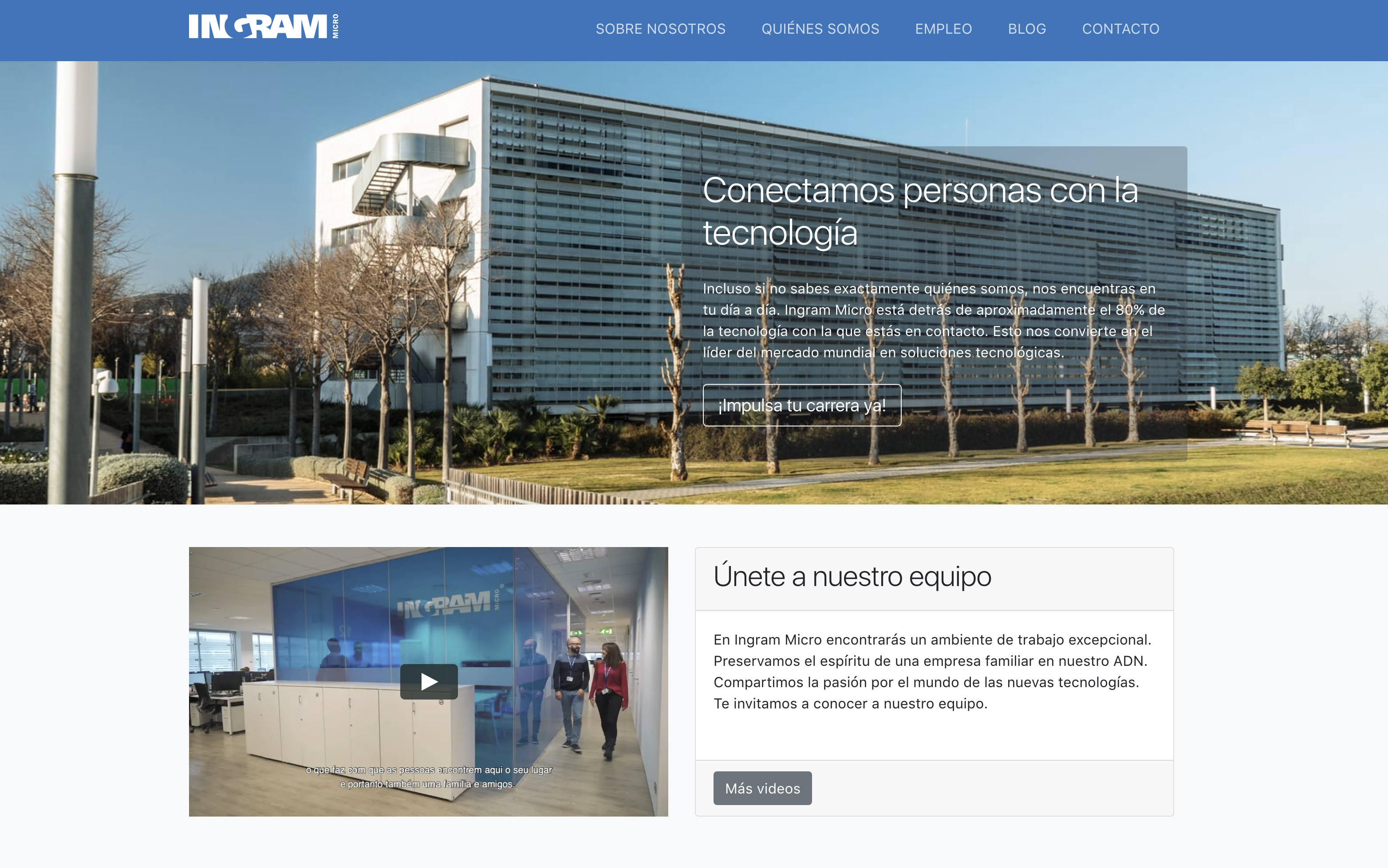 Ingram Micro Iberia introduce una web de talento